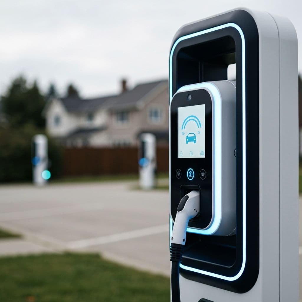 Synergie solaire et borne de recharge