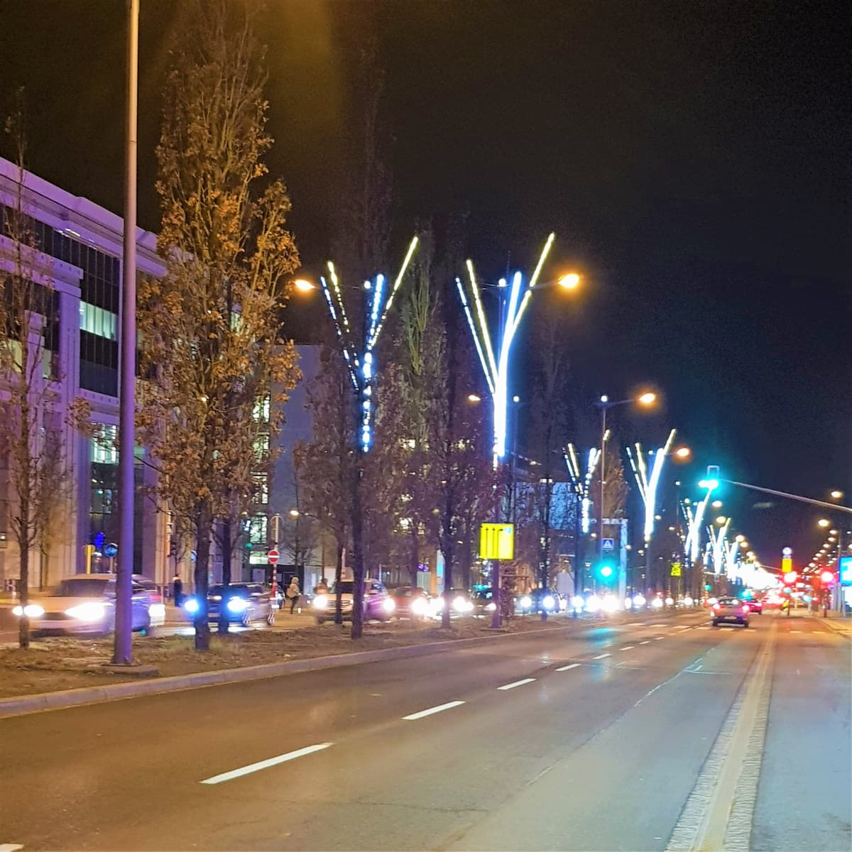 Illuminations Boulevard Kennedy Kirchberg