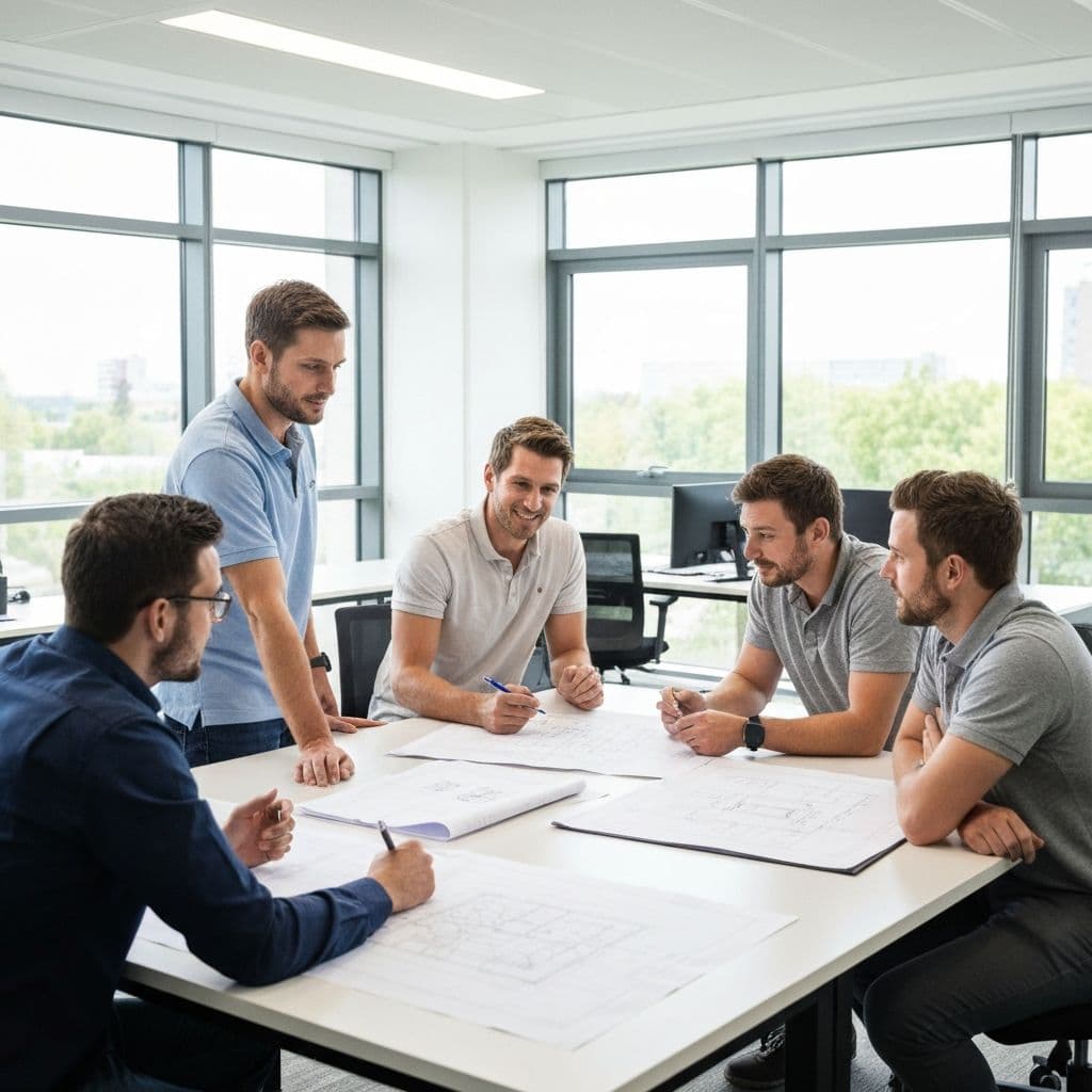 Équipe au travail