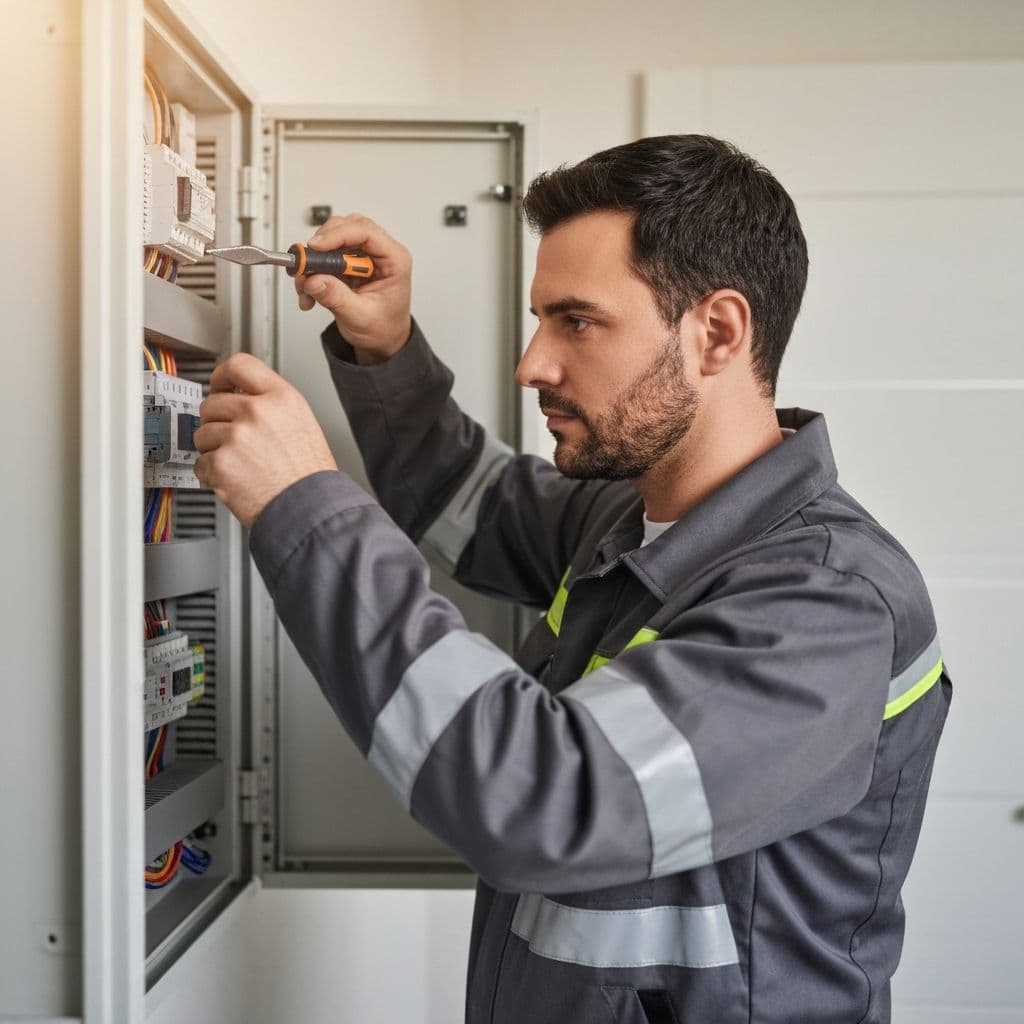 Électricien Naillon MPE en intervention